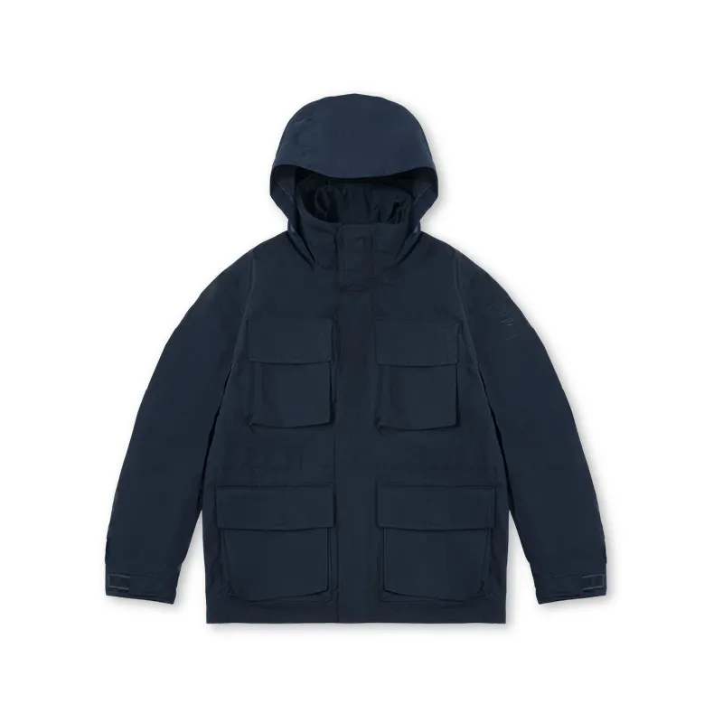 Timberland Waterproof, Windproof, Breathable, And Thermal Windbreaker Jacket Men's Dark Sapphire