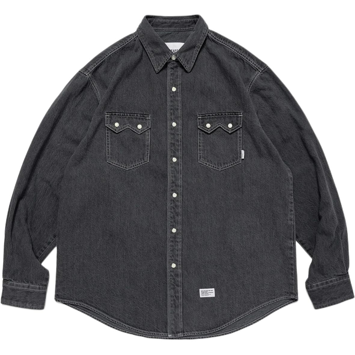 Мужская рубашка WTAPS SS26 (синяя)