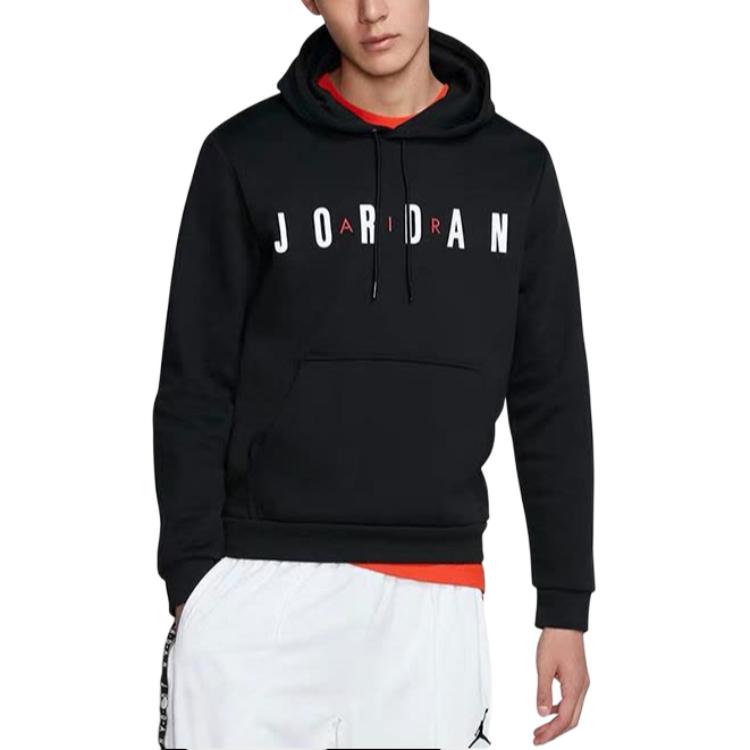 Мужское худи Jordan Air Flight Fleece (черное) — фото 3