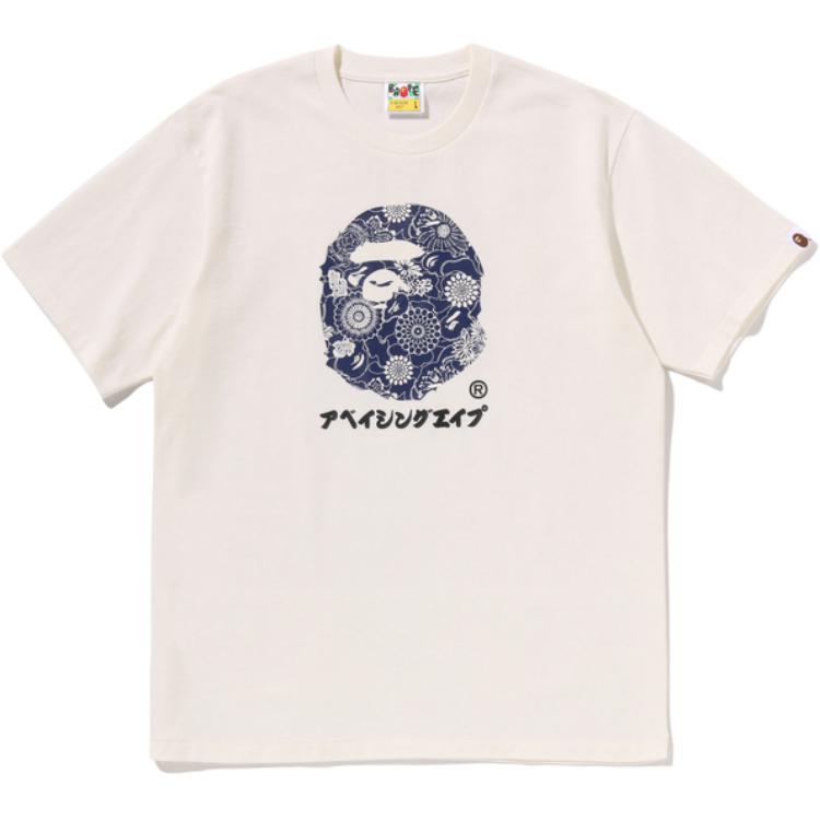 Мужская футболка BAPE SS26 Camo Text (черная)