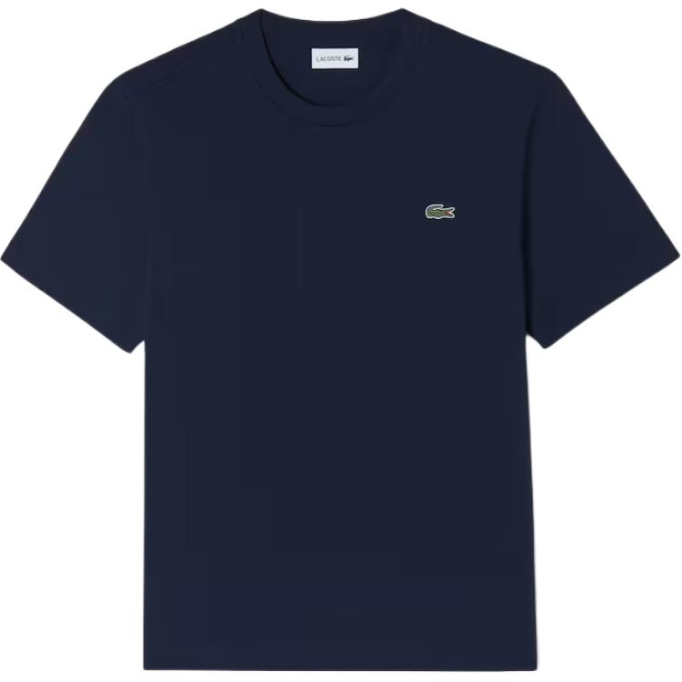 Мужская футболка LACOSTE Patch (синяя)