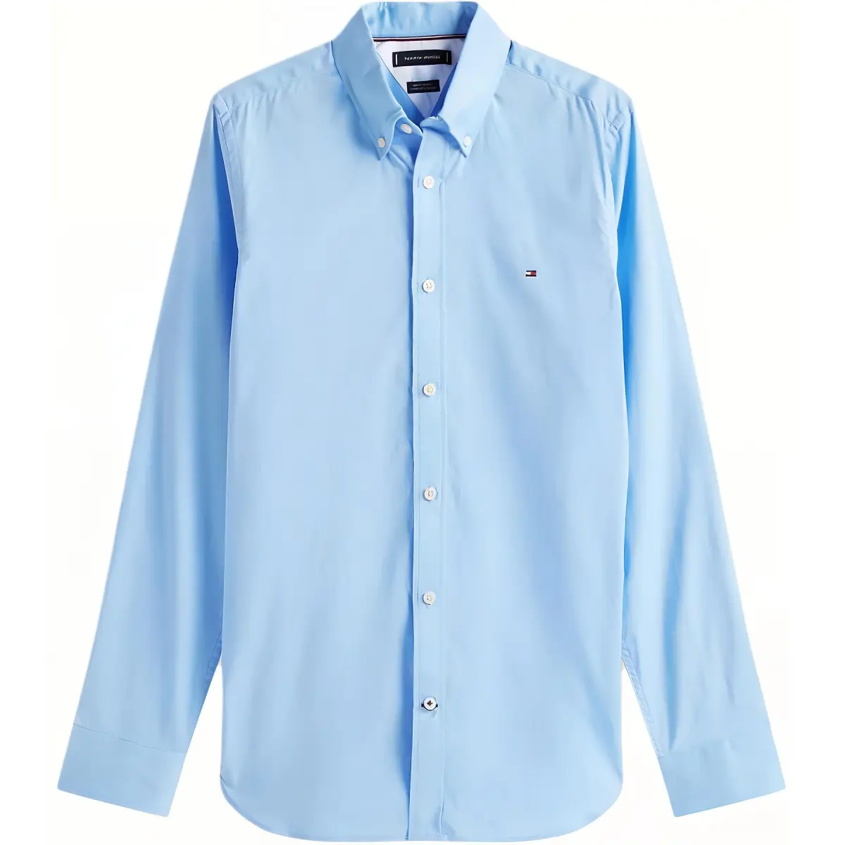 Tommy Hilfiger Shirts Men's Romantic Blue Lapel Moderate