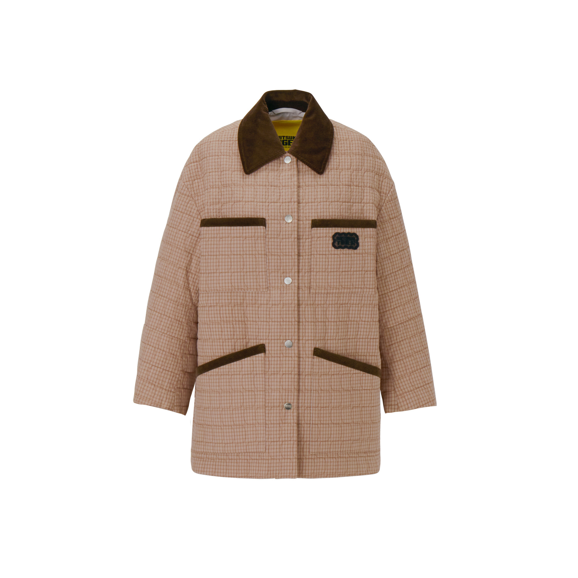 Женская куртка Onitsuka Tiger SS26 WS PADDED BLOUSON (коричневая)
