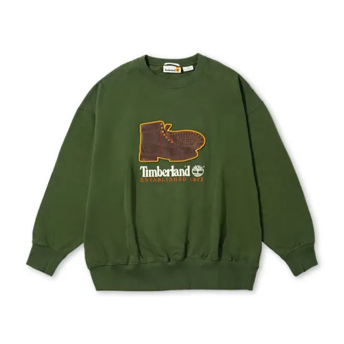 Timberland AF New Box Fit Badge Sweatshirt Unisex Green