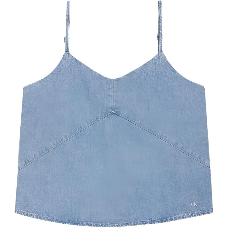 Женский топ CALVIN KLEIN V-neck (светло-синий)