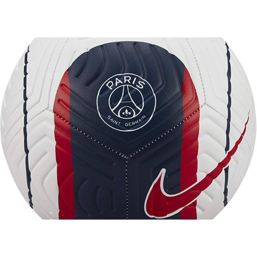 Nike Size 5 Ball Machine Stitched Ball Rubber White Blue Soccer Ball Unisex