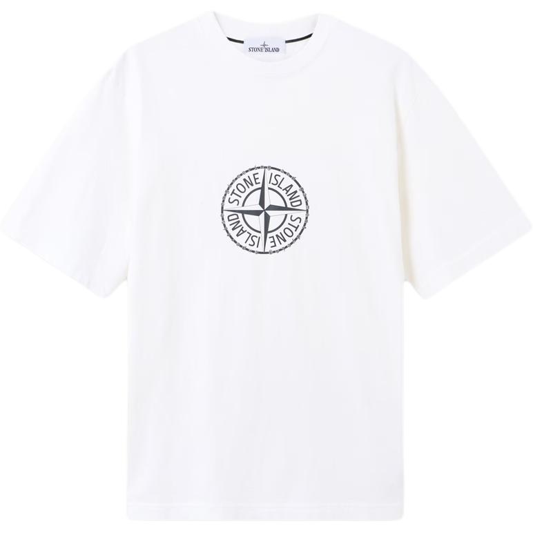 Мужская футболка Stone Island Print (черная)
