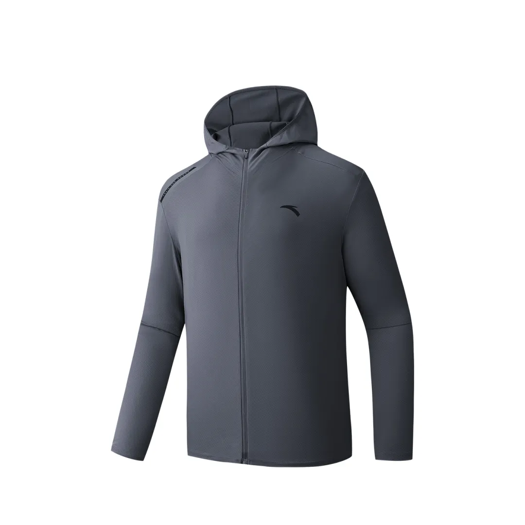 Anta Absolute Purple 4 Sun Protection Clothing Men's Men's Gray Clothing