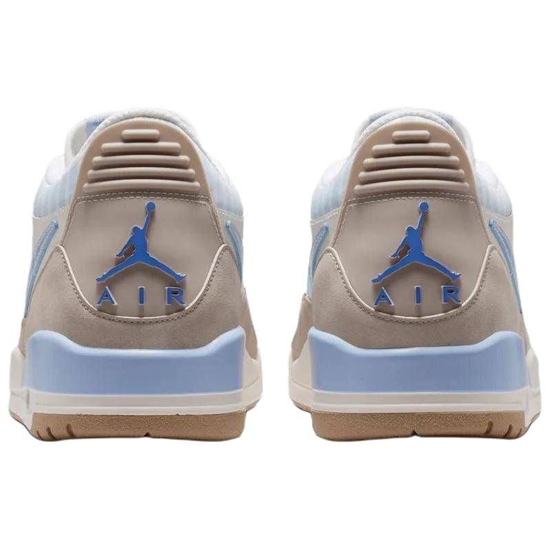 Мужские кроссовки Jordan Legacy 312 Low (бело-синие) — фото 4