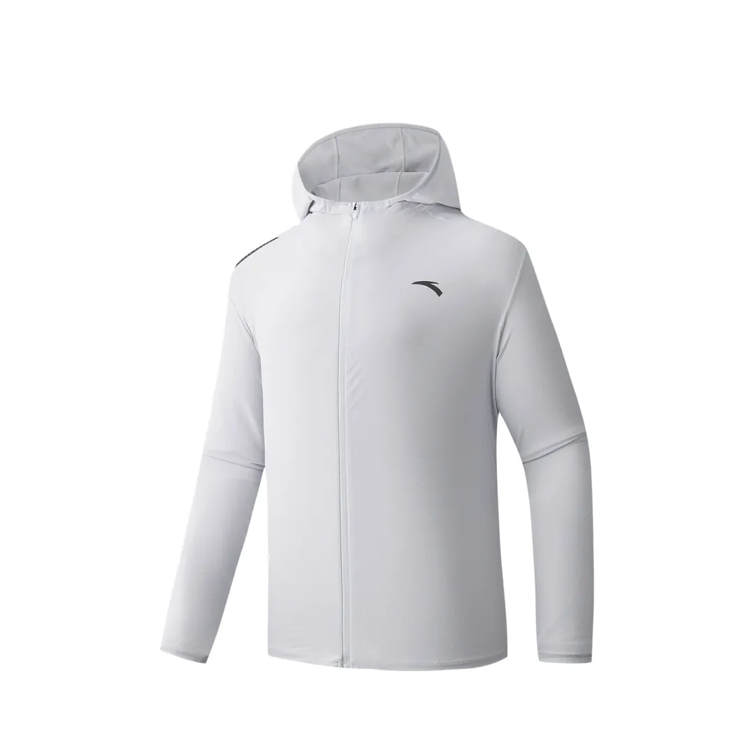 Anta Absolute Purple 4 Sun Protection Clothing Men's Sand Grain Gray