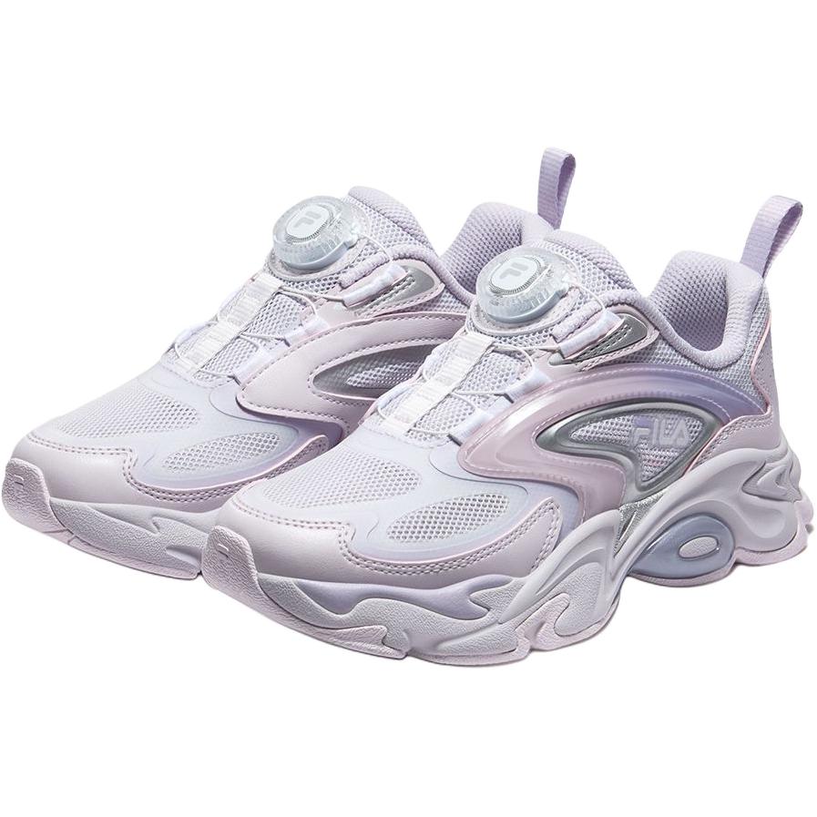 Детские кроссовки Fila KIDS Heritage-FHT (фиолетово-серебряные) — фото 3