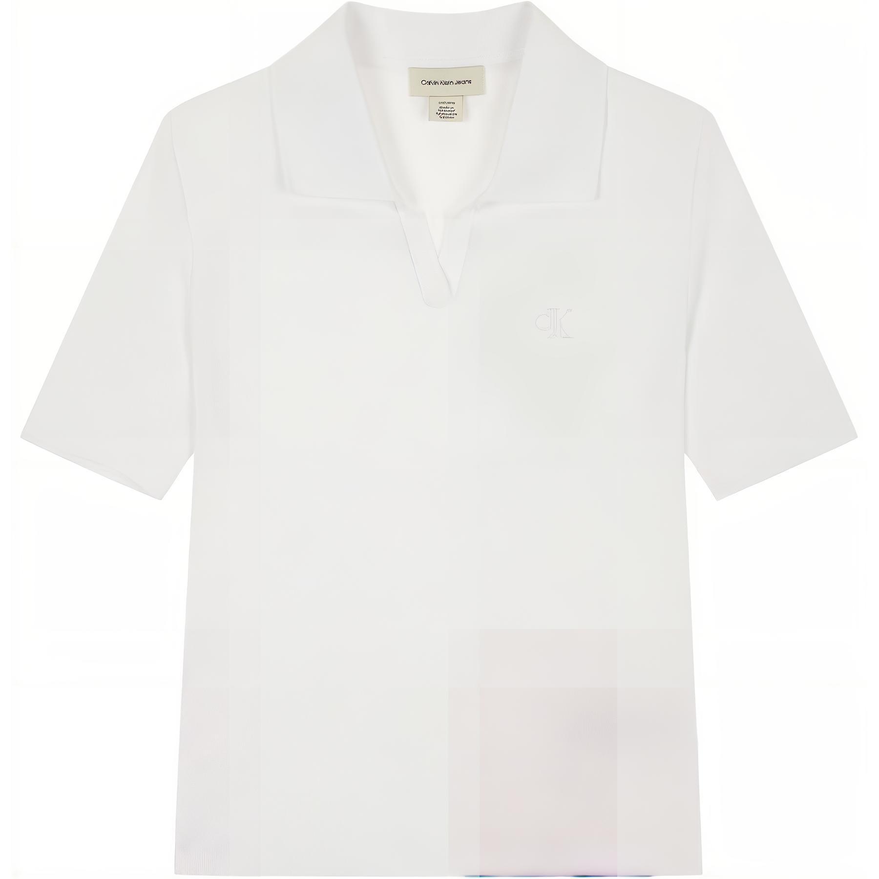 Женская футболка CALVIN KLEIN Polo (белая)