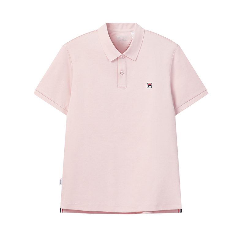 Мужская рубашка Fila WHITE (оранжево-серо-розовая)