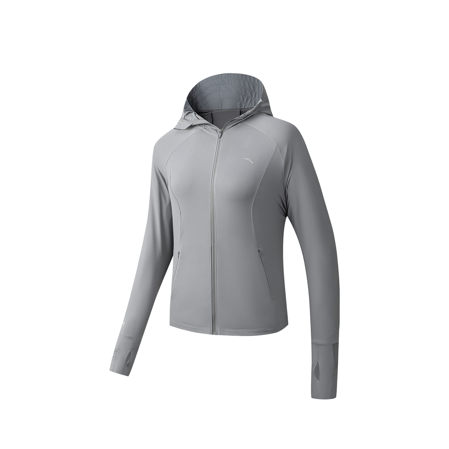 Женская куртка Anta UV Protection Hooded Jacket (серая)
