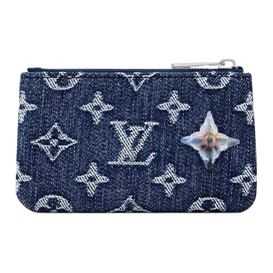 Мужской кошелек Louis Vuitton (синий) — фото 3