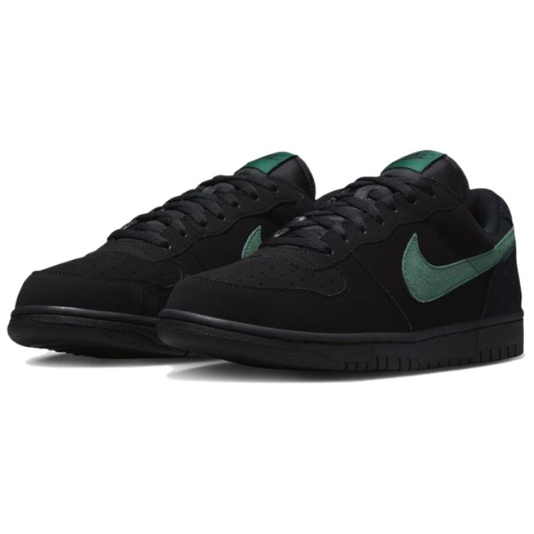 Мужские кеды Nike Nike Big lux (черно-зеленые) — фото 3