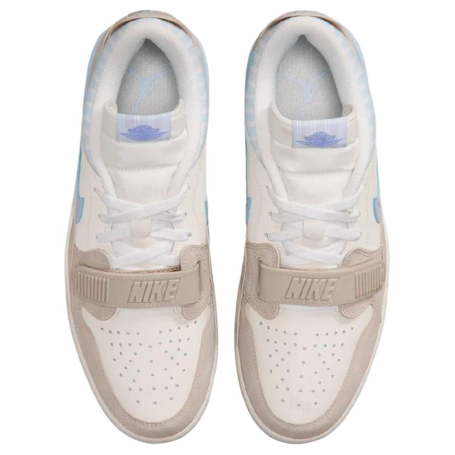 Мужские кроссовки Jordan Legacy 312 Low (бело-синие) — фото 3