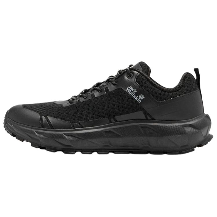 JACK WOLFSKIN HIKE VENTURA Mountaineering & Hiking Shoes Men’s Low Top Dust Gray 6260 Pure Black 6502