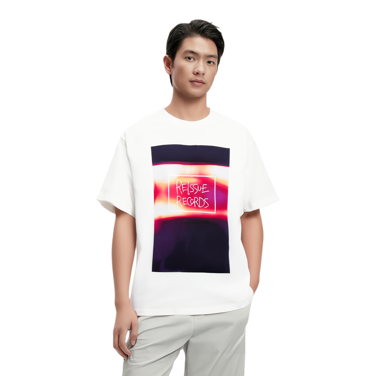 Мужская футболка UNIQLO Kenshi Yonezu White (белая) — фото 3