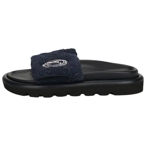 LOUIS VUITTON Slide Slippers Women's Blue