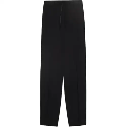 LOEWE Casual Pants Women's Black Moderate Straight Fit Pants