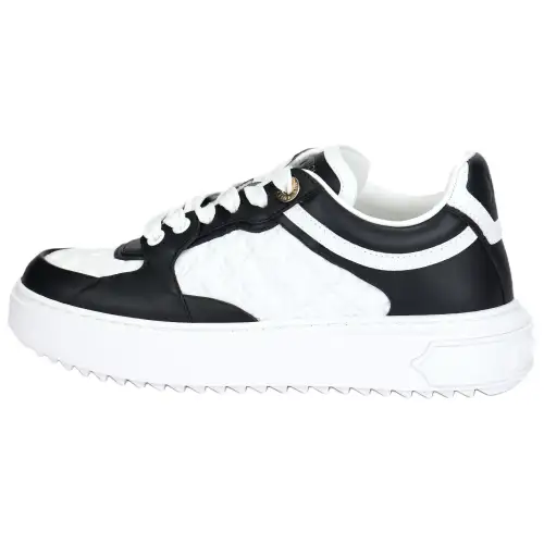 LOUIS VUITTON Time Out Sneakers 'White Mini Monogram Black' Women's
