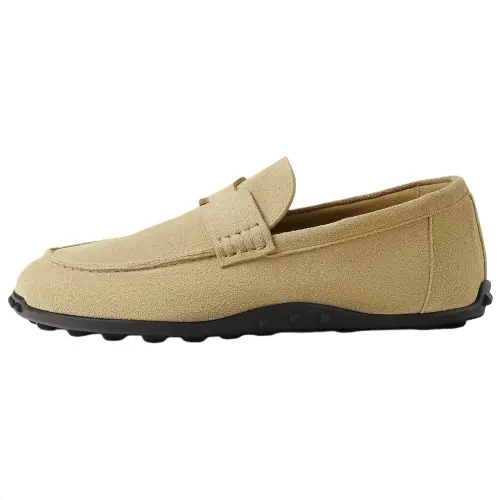 HERMES Lazy Casual Shoes Women's Marble Beige