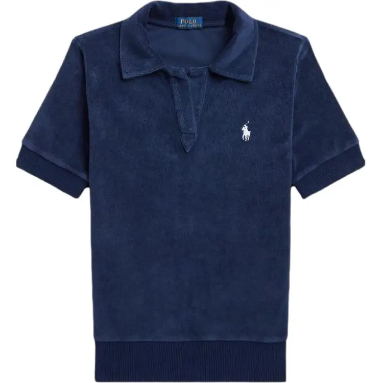 Polo Ralph Lauren SS23 Polo Shirt Straight Fit Version Women's Marine Blue
