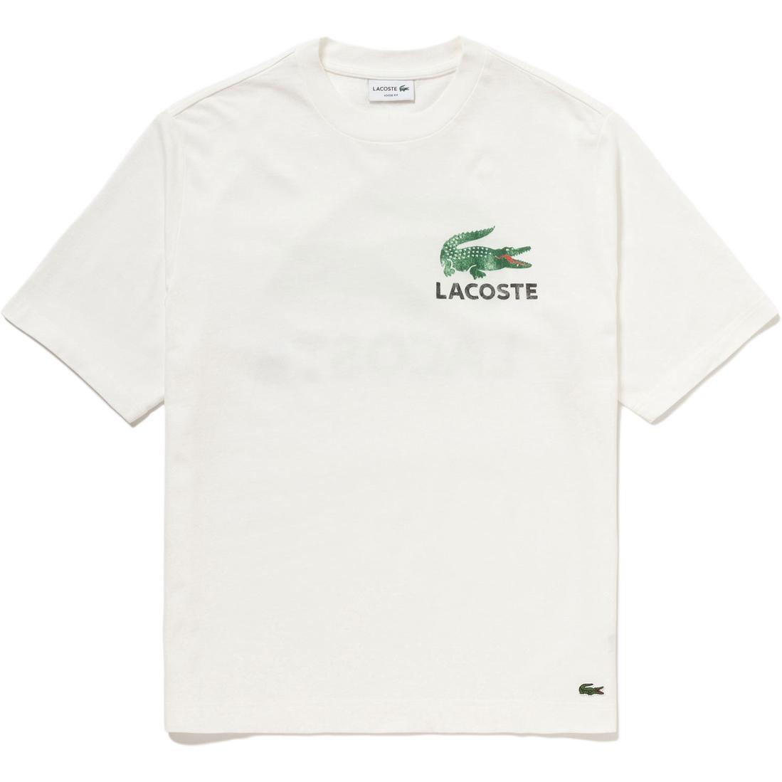 Мужская футболка LACOSTE TH9425 (белая)