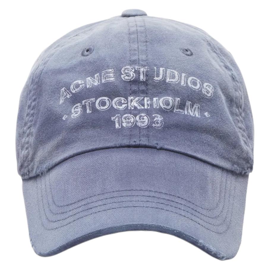 Женские кепка Acne Studios (темно-синяя)