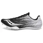 Saucony Spitfire 5 Synthetic Leather Slip Resistant Cushioning Lightweight Low top Running Shoes Men's Black White