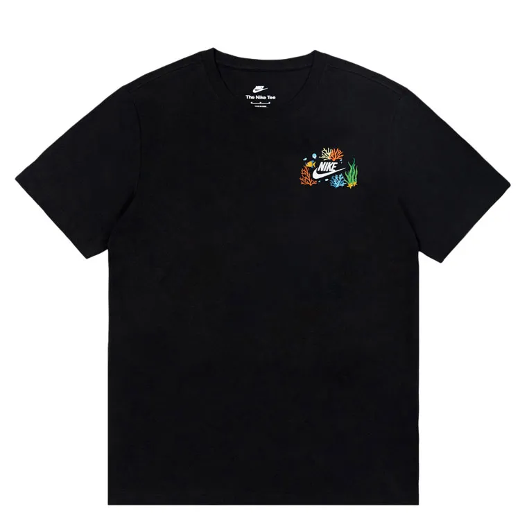 Nike Dri-Fit T-Shirts Unisex Black Crew Neck Moderate