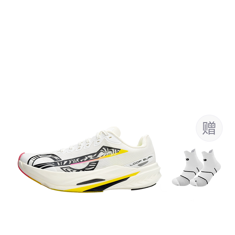 LOOP BURN Top Scorer 5.0 Pro Full Length Irregular Shape Cut Out Carbon Plate, Full Abrasion Resistant Rubber