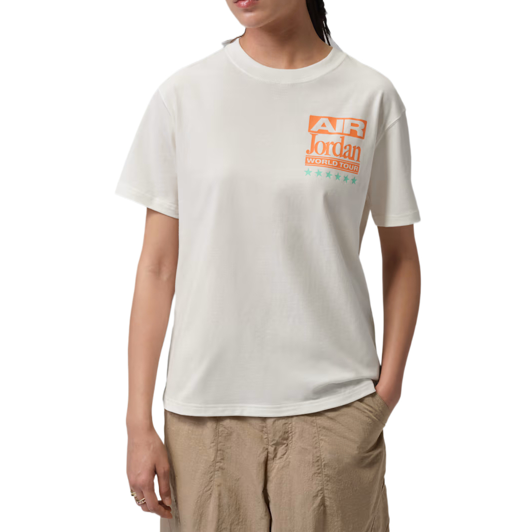 Женская футболка Jordan Logo Tee (черная)