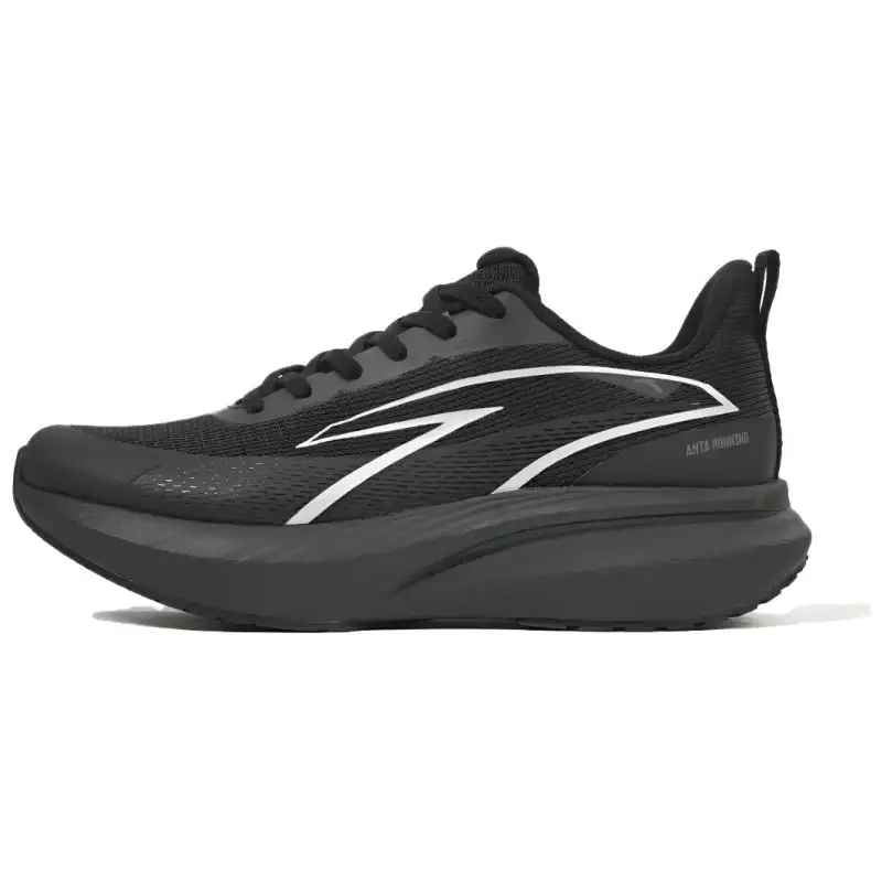 Anta Cloud Trace PRO Low top Casual Running Shoes Men's Basic Black Metal Titanium