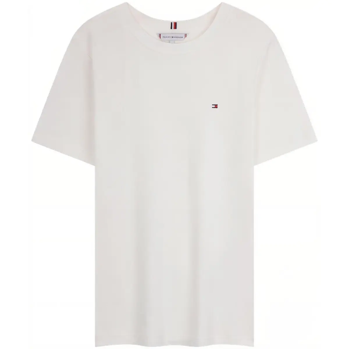 Tommy Hilfiger flag-embroidered cotton T-shirt