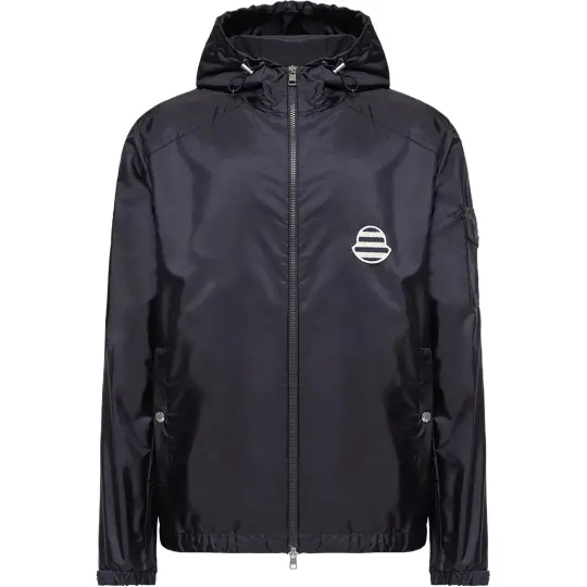 Moncler SS26 повседневная походная куртка с капюшоном на молнии и длинными рукавами для мужчин