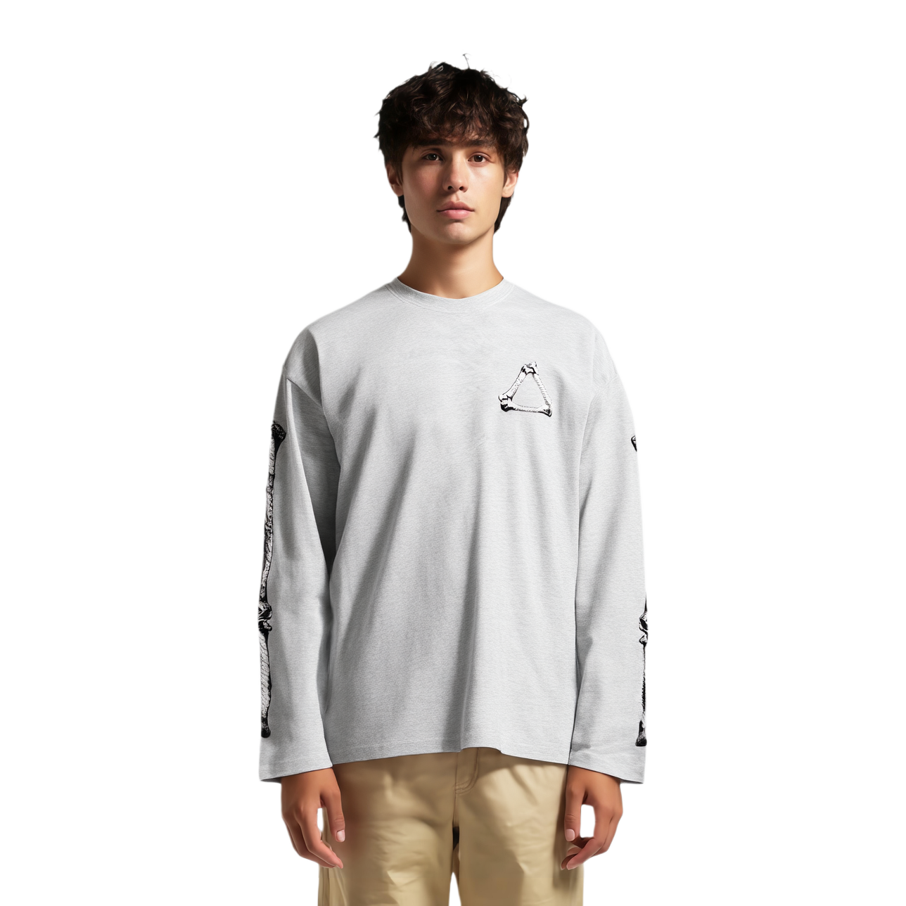 Футболка Palace FW25 TRI-BONE LONGSLEEVE (разноцветная) — фото 3