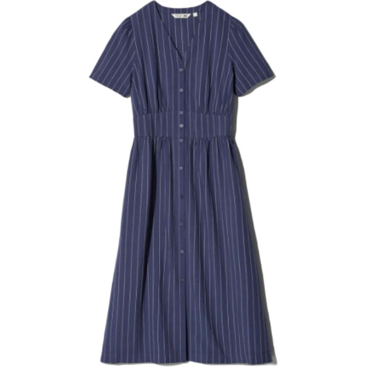 Женское платье UNIQLO Comptoir des Cotonniers (полосатое)