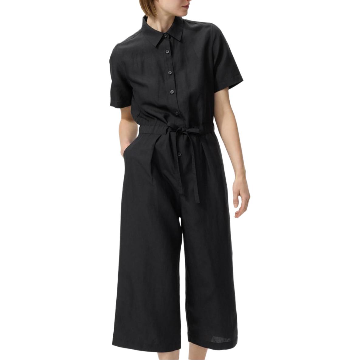 Женский комбинезон UNIQLO Comptoir des Cotonniers SS26 (черный)