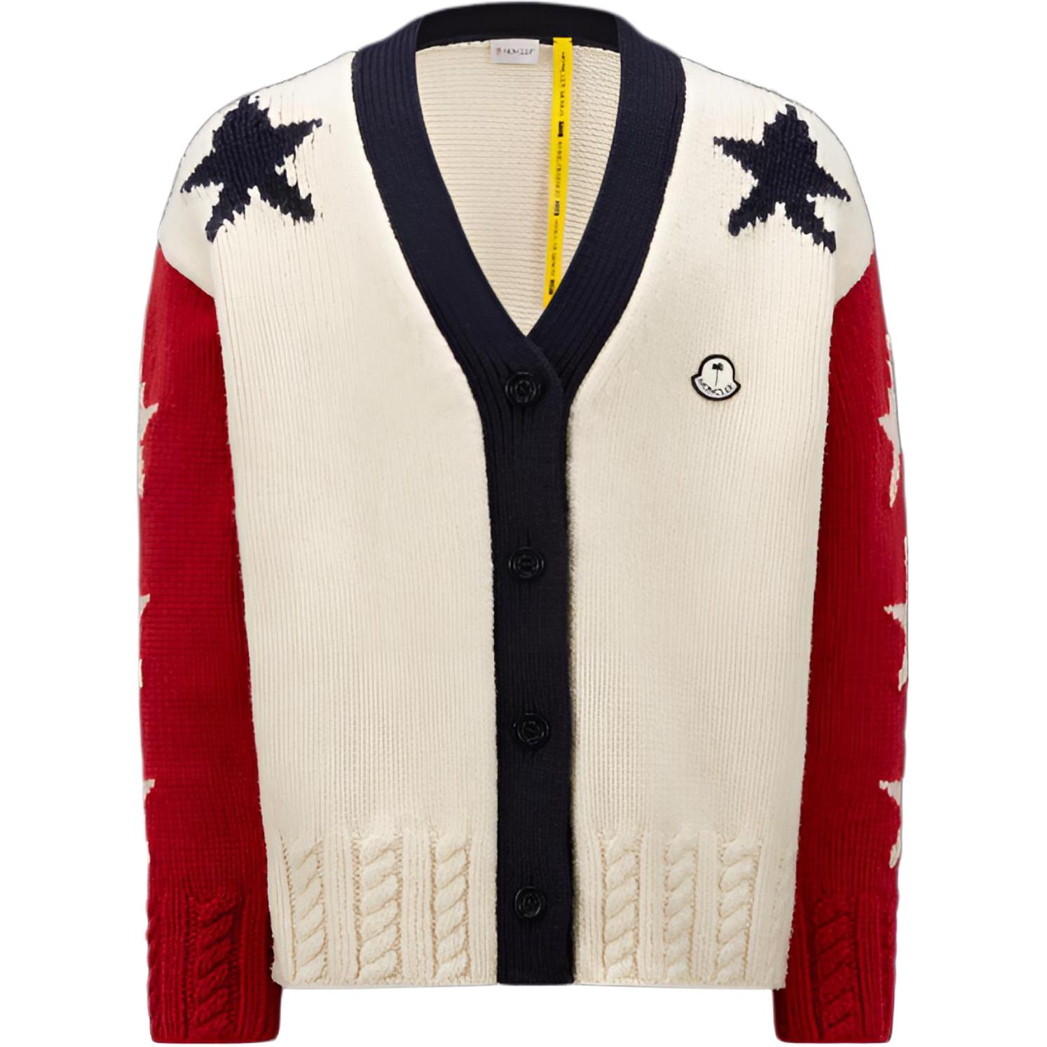 Свитер MONCLER MONCLER GENIUS × PALM ANGELS Palm Angles FW22 V (разноцветный)