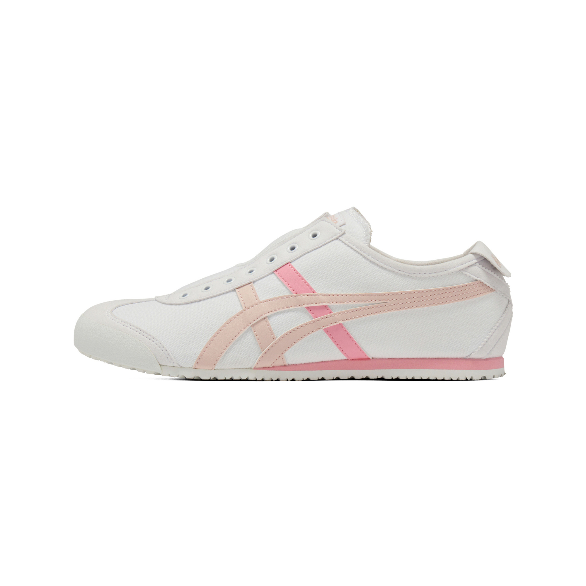 Слипоны Onitsuka Tiger MEXICO 66 SLIP-ON (бело-розовые)