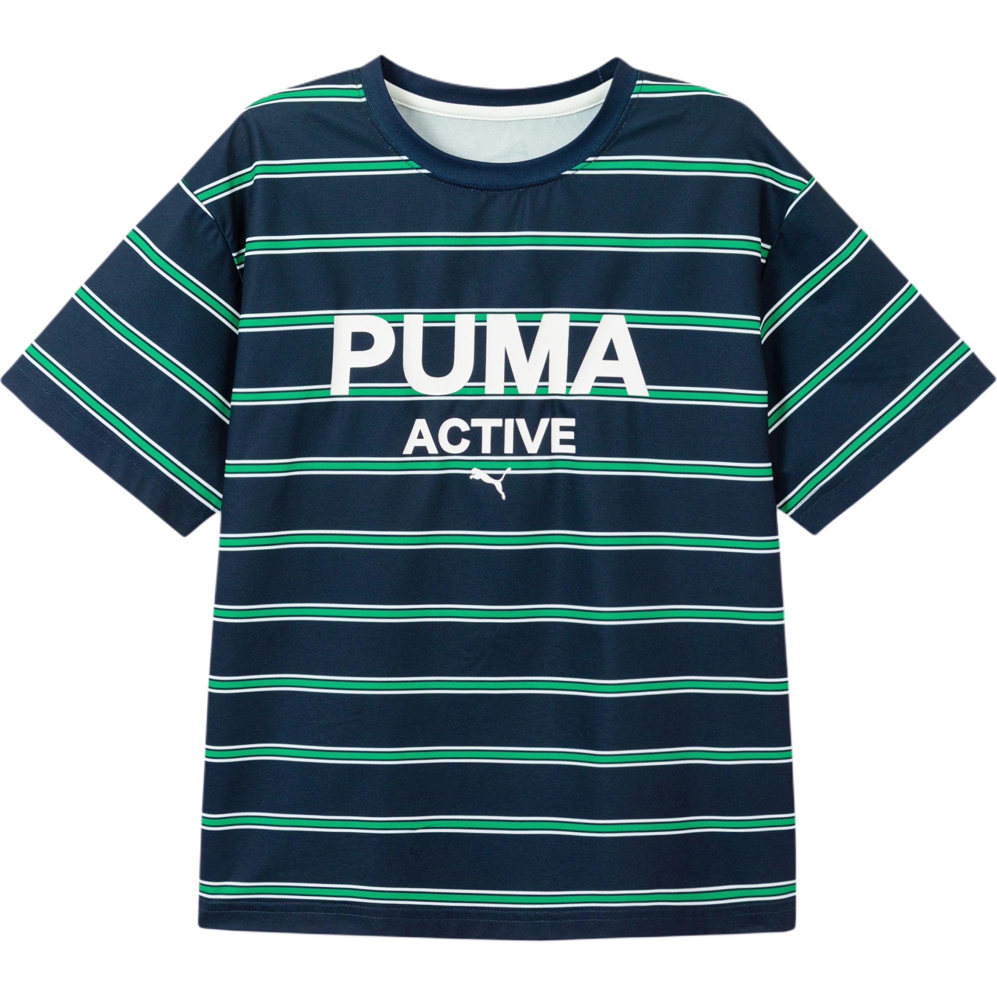 Детская футболка PUMA PUMATT (сине-зеленая)