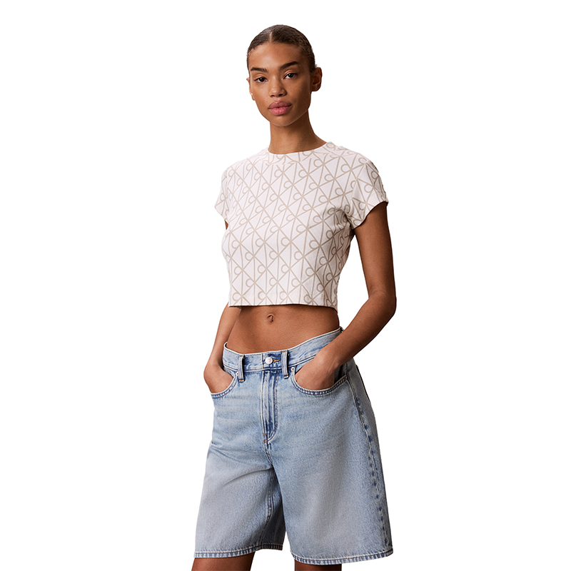 Женская футболка CALVIN KLEIN Jeans (серая)