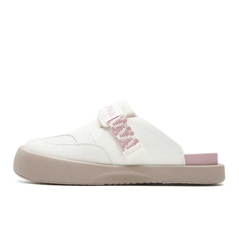 FILA SMILA Closed Toe Slippers Women's Milk White/Breeze Purple