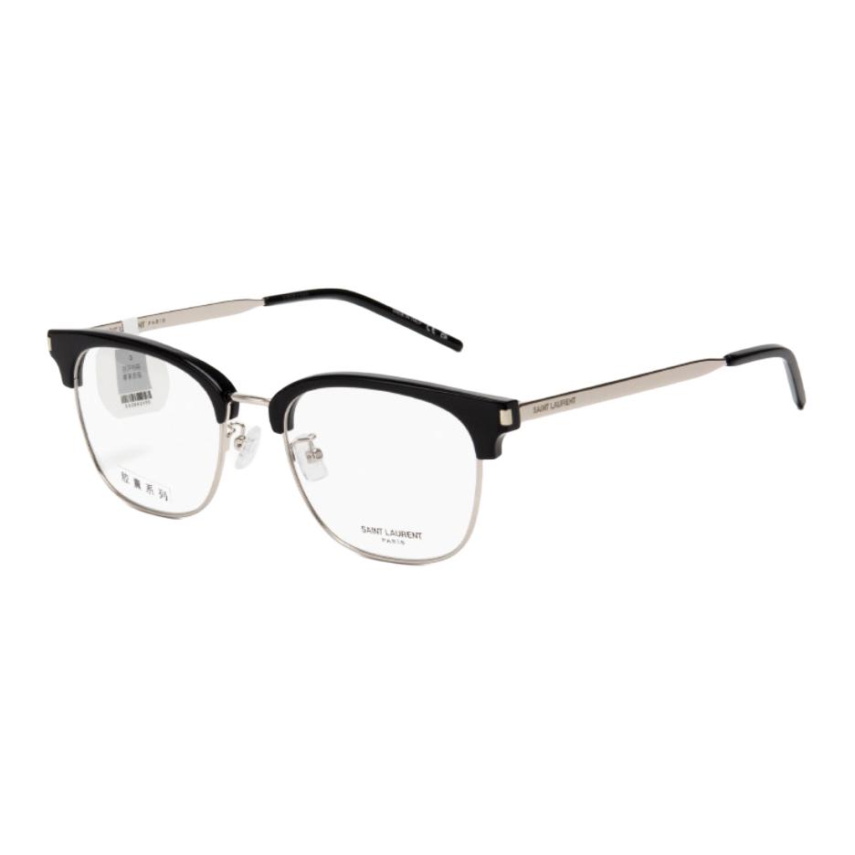 Очки SAINT LAURENT (черно-серебряный)