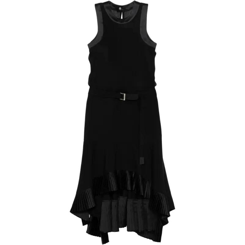 Женская футболка Sacai (черная)