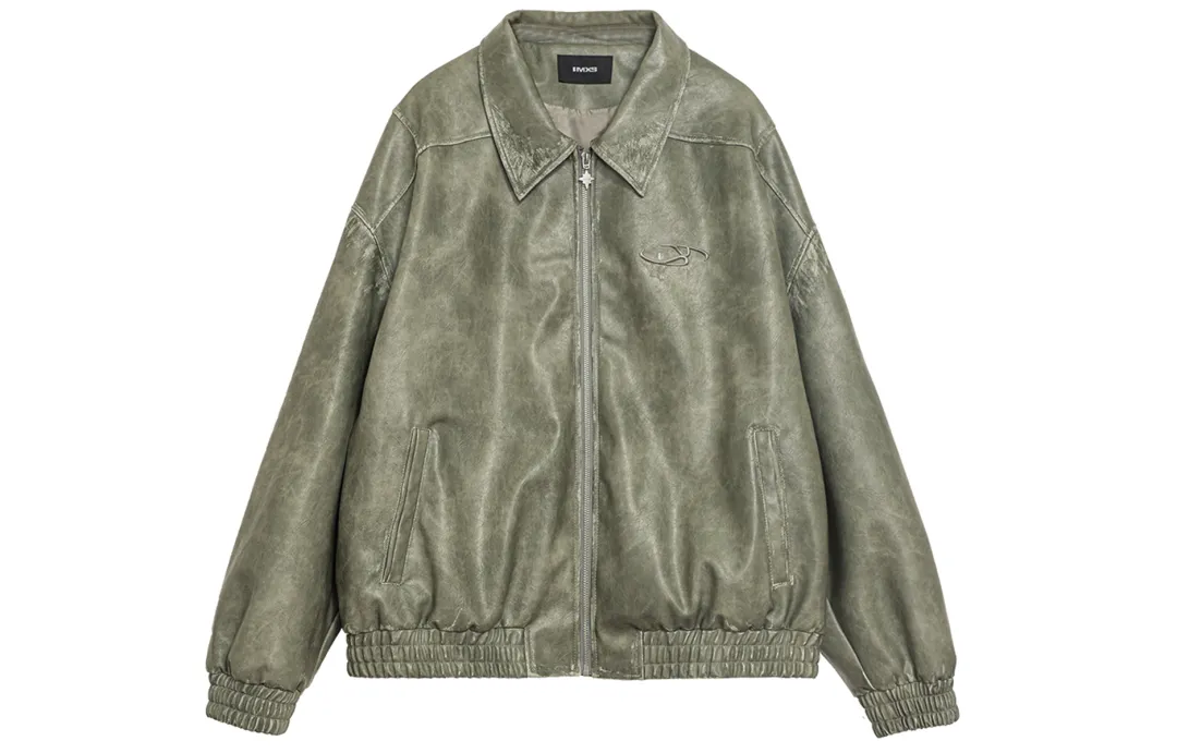IMXS Leather Jackets Unisex Lapel Moderate