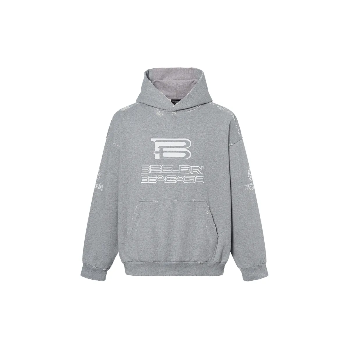 Balenciaga SS24 Sweatshirt Loose Fit Unisex Gray