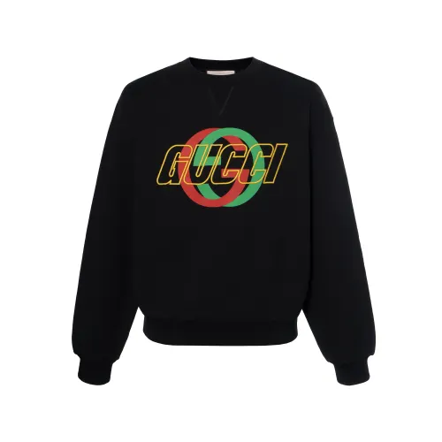 GUCCI Logo Printed Crewneck Sweatshirt